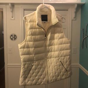 Cream color vest!